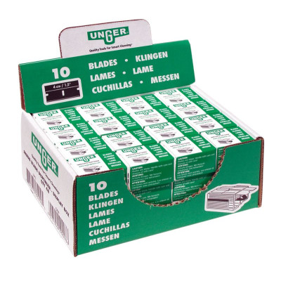Lames pour grattoirs SECURITE, 4 cm Bt. presentoir