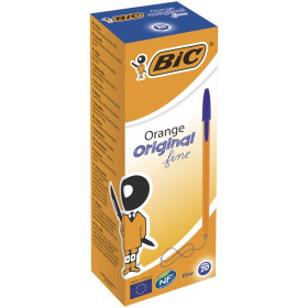 20 bic styl bil orange bleu 8099221
