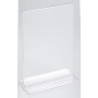 Porte-visuel droit vertical A6 cristal