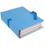 CHEM.DOS EXTENS. PAPIER TOILE BLEU CLAIR
