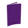 Cahier Conquerant 24x32cm 96p couv polypro seyes Violet