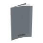 Cahier Conquerant 24x32cm 96p couv polypro seyes Gris