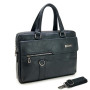 Sacoche buisness ordinateur 15,6 multi compartiments simili cuir noir
