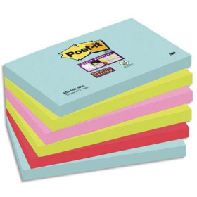 Post-it bloc-note adhésif super sticky notes, 127 x 76 mm  90f bp947