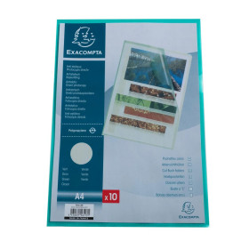 SACHET 10 POCH.COINS PP Grainé VERT