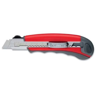 Cutter 9 mm bi-matiere bicolore armature metal ls
