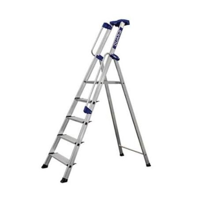 Escabeau aluminium alu pro 8 marches avec rampes de securite