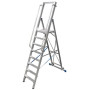 Escabeau aluminium alu pro 9 marches avec rampes de securite