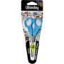 Ciseaux 12 cm enzo gaucher lames acier inox bouts ronds anneaux sym ls