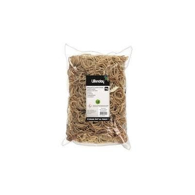 Sac de 1 kg de bracelets caoutchouc blonds 80 x 1,8 mm