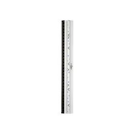 Regle plate 30 cm aluminium aludic 1 biseau gradue en mm antitache ls
