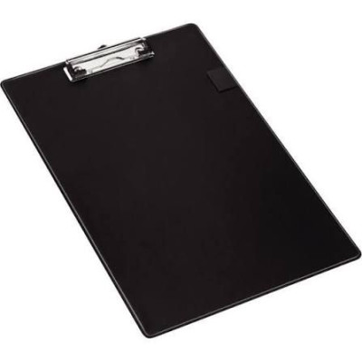 Porte-bloc a pince a4+ (35 x 23 cm) plastiq noir porte-stylo vrac