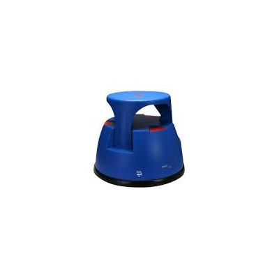 Tabouret taboo plastique roulant hauteur 34,5cm charge max 150 kg bleu