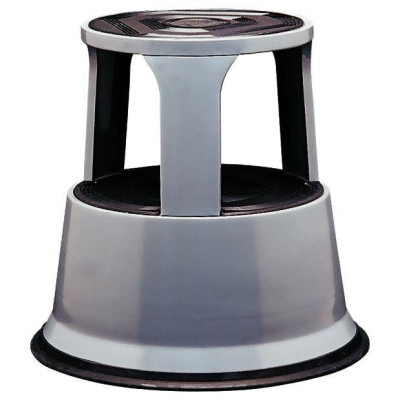 Tabouret metal roulant 2 hauteurs 20/41cm charge max 150 kg gris fonce