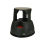 Tabouret plastique step moov 3 en 1 coloris noir / clapets rouge