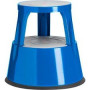 Tabouret metal roulant 2 hauteurs 20/41cm charge max 150 kg bleu