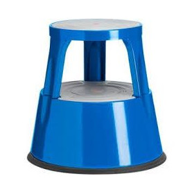 Tabouret metal roulant 2 hauteurs 20/41cm charge max 150 kg bleu