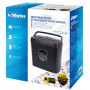 Destructeur de Documents Coupe Croisée 6 Feuilles Bac 12,5L