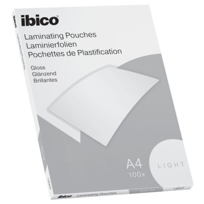 Pack de 100 pochettes à plastifier a4  2 x 80 microns ibico