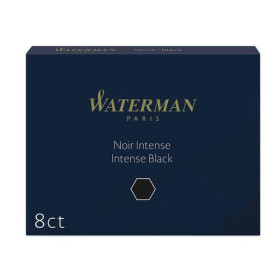 WATERMAN Cartouches d'encre longues, sous blister, noir