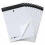 Enveloppe Plastique d'expédition blanche 120mic 25x35cm pack de 100 indéchirable