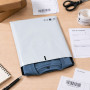 Enveloppe Plastique d'expédition blanche 120mic 25x35cm pack de 100 indéchirable