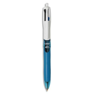BIC STYLO BILLE 4C GRIP BLEU 1MM 526282