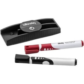Brosse corps bois 3 feutres non rechargeable pour tableau noir vrac