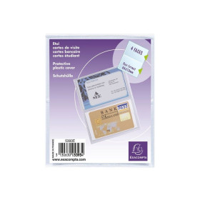 Etui protection pvc carte crédit/visite