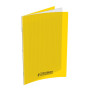 Cahier conquerant 24x32cm 96p couv polypro seyes jaune