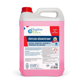 TERYCIDE DÉSINFECTANT - 5L (CA) - Nettoyant, détartrant, désinfectant et désodor
