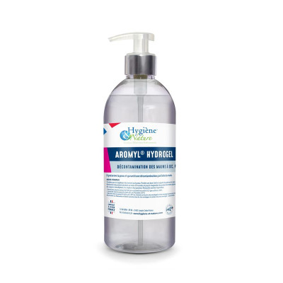 AROMYL HYDROGEL - Pompe 500mL - Bactéricide, lévuricide et virucide pour les mai