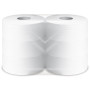 Lot de 6 papiers toilettes jumbo recyclés 8,5 x 35cm, 350m- 345656 ECOLABEL