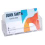 Distributeur cartes visite 1case cristal