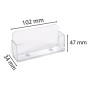 Distributeur cartes visite 1case cristal
