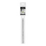 Reglet flexible 50 cm inox 1 face graduee en mm 1 face en 1/2 mm ls