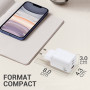 Chargeur secteur rapide 65W triple USB USB-A et 2 x USB-C