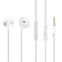 AKASHI Ecouteurs Intra-Auriculaires + Micro Blanc