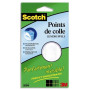 Scotch p/64 Pastille adhésive scotch invisible double face