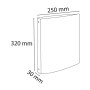 Classeur OPAK PP 4 anx 20mm A4+ 4-ass.