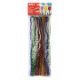 SACH 50 CHENILLES BRILLANT COUL ASS 30CM