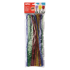 SACH 50 CHENILLES BRILLANT COUL ASS 30CM