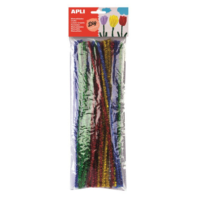 SACH 50 CHENILLES BRILLANT COUL ASS 30CM
