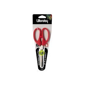 Ciseaux 17 cm electron lames acier inox bouts ronds anneaux symetri ls