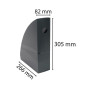 Porte-revues MAG-CUBE Office gris souris