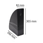 Porte-revues MAG-CUBE ECOBlack noir