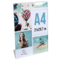 Porte-visuel incliné A4 cristal