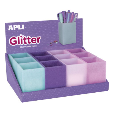 POTS A CRAYONS GLITTER COUL ASS