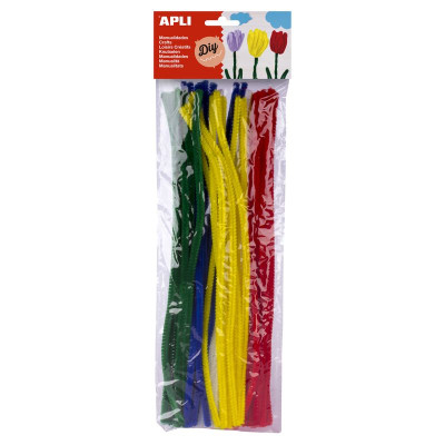 SACH 50 CHENILLES COUL ASS 30CM