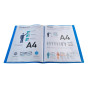 PORTE-VUES PP A4 80 VUES BLEU
